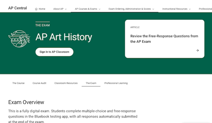 College Board: AP Central site